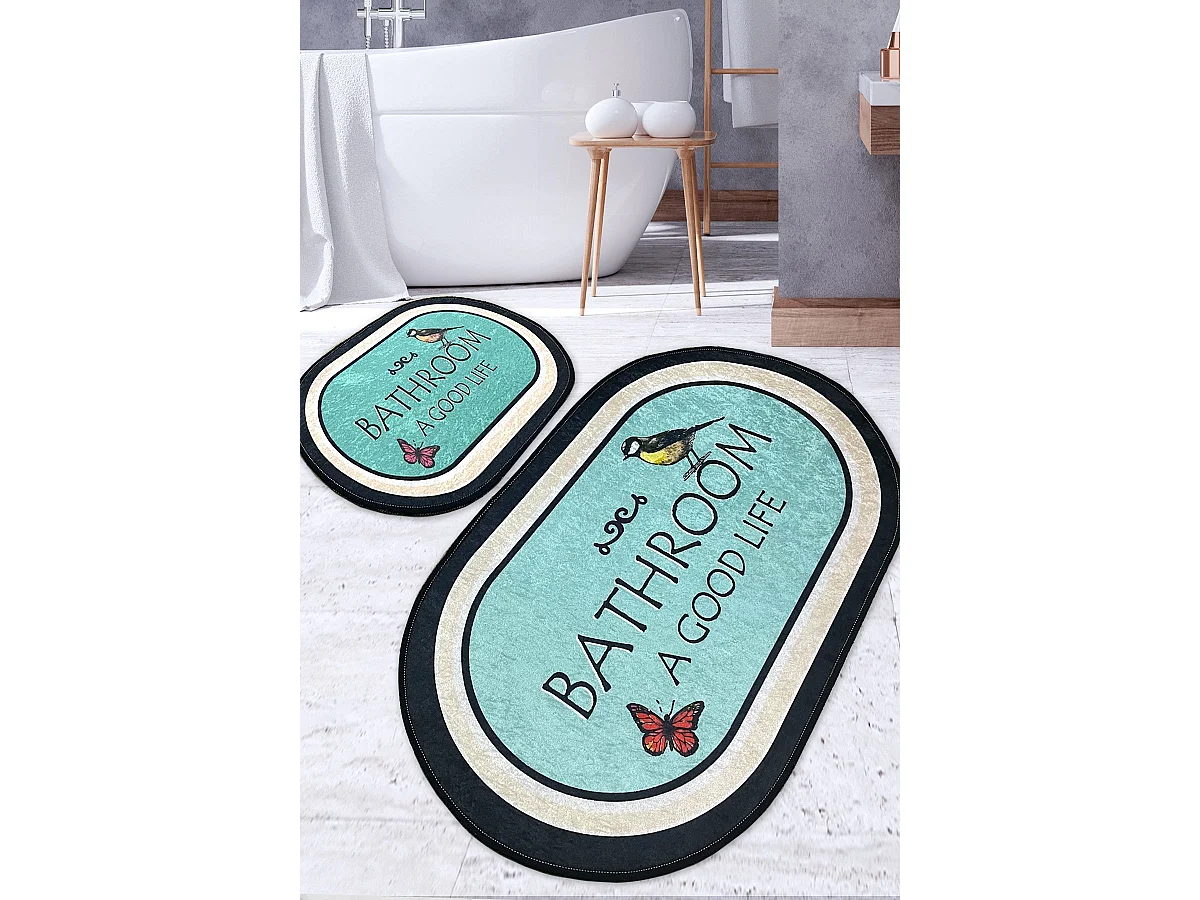 Alfombra de baño Set (2 piezas) Molla multicolor