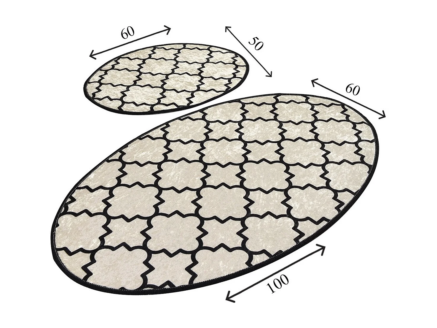 Alfombra de baño Set (2 piezas) Kupa  multicolor