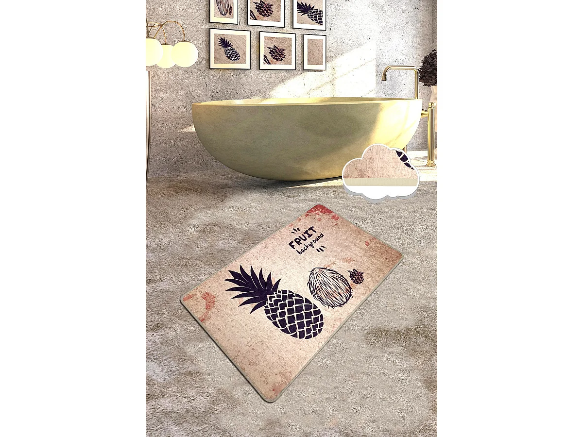 Alfombra de baño Ecuador (80 x 100) multicolor