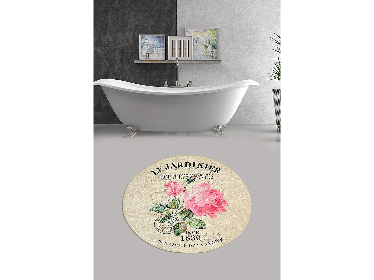 Alfombra de baño Jardiner DJT multicolor