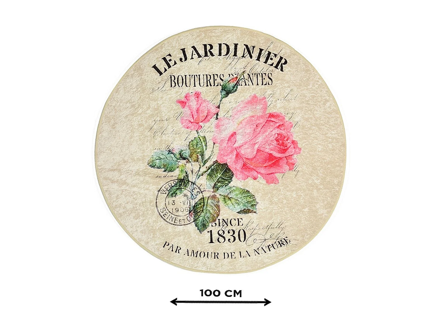 Alfombra de baño Jardiner DJT multicolor