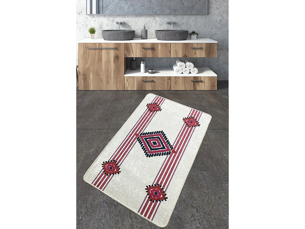 Alfombra de baño Meore multicolor