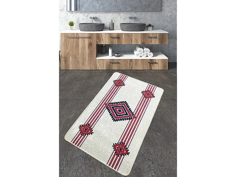 Alfombra de baño Meore multicolor