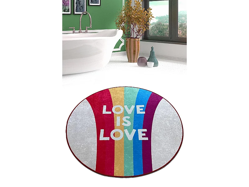 Alfombra de baño Sanctus Djt (200 cm) multicolor