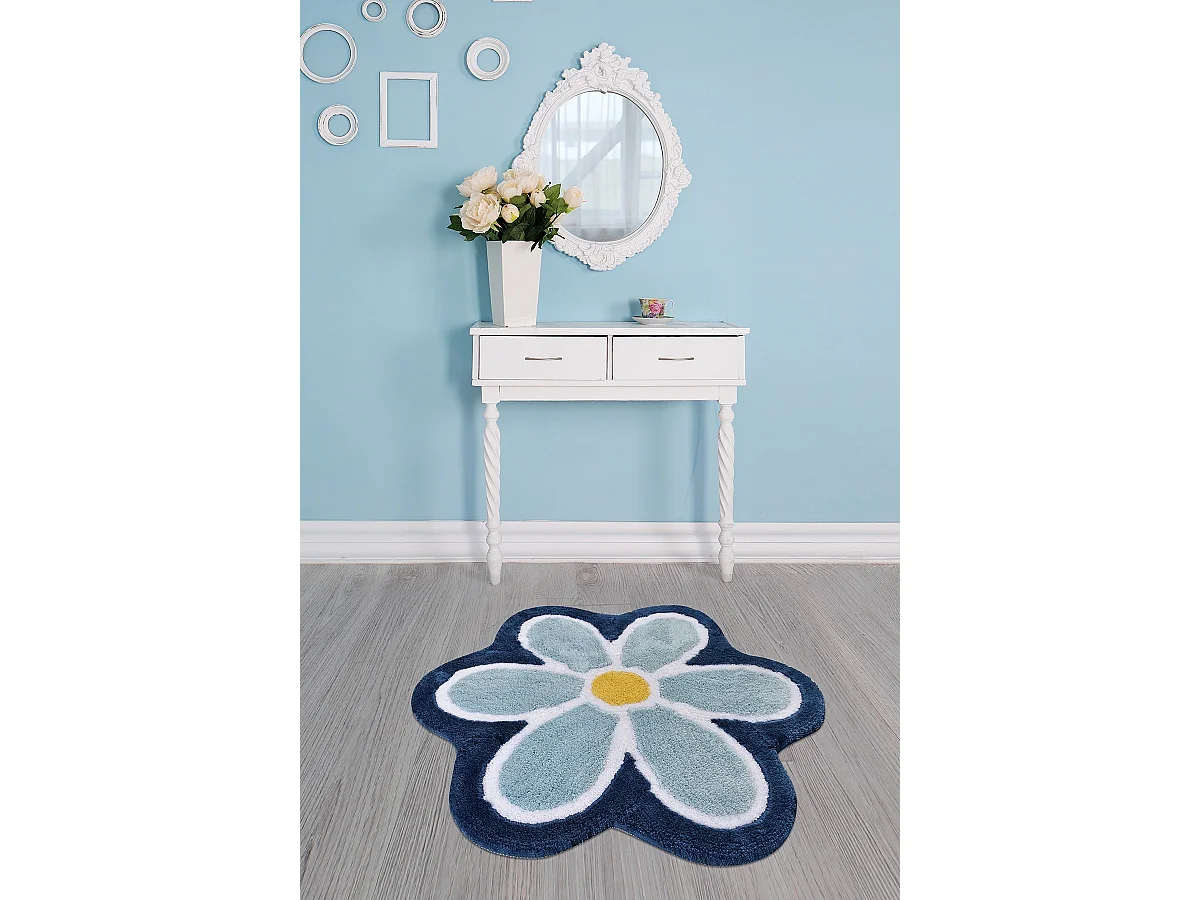 Alfombra de baño Flower  multicolor