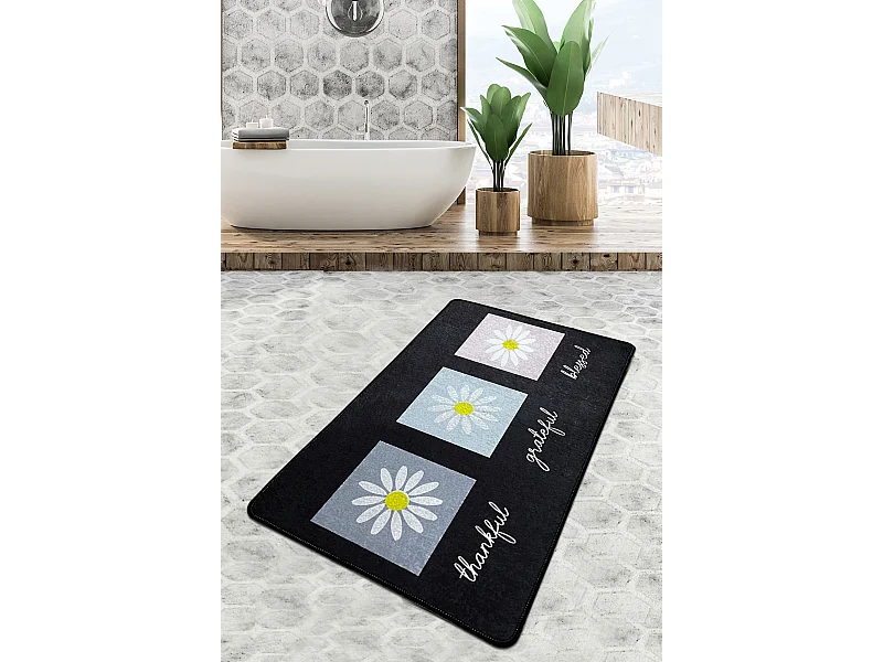 Alfombra de baño Blessed Djt (80 x 100) multicolor