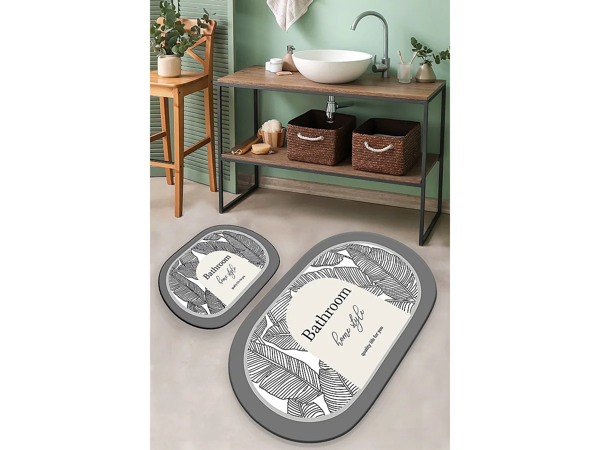 Alfombra de baño Set (2 piezas) Earth Surface multicolor