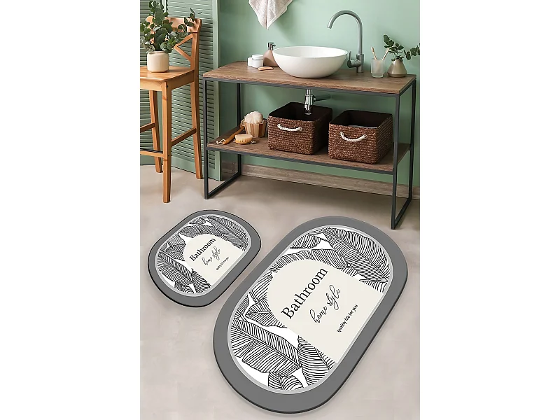 Alfombra de baño Set (2 piezas) Earth Surface multicolor