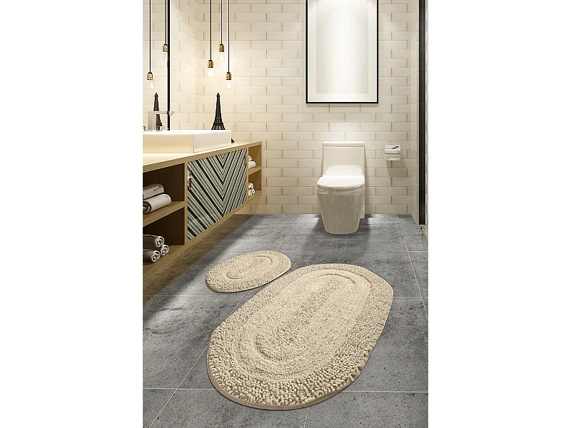 Alfombra de baño Set (2 piezas) Macaroni  multicolor