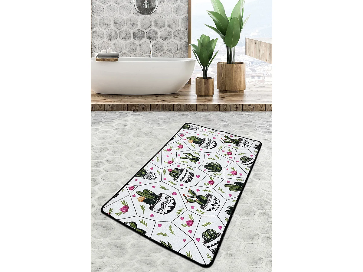 Alfombra de baño Glauce Djt (70 x 120) multicolor