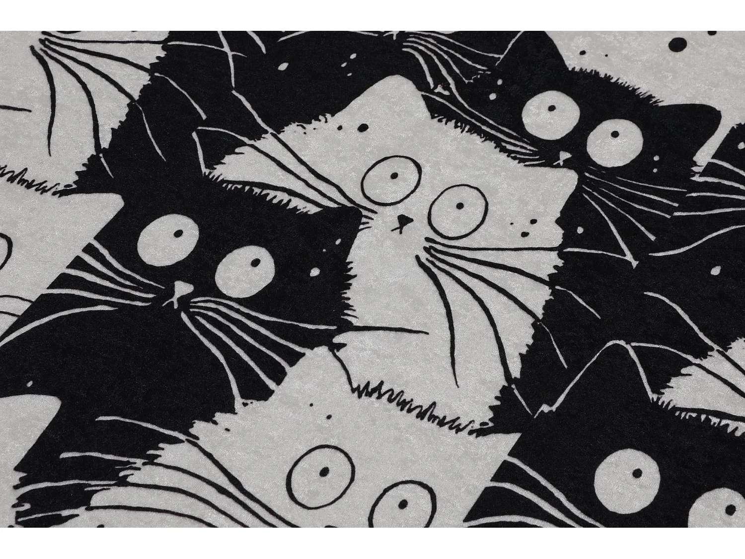 Alfombra de baño Set (2 piezas) White Cats  multicolor