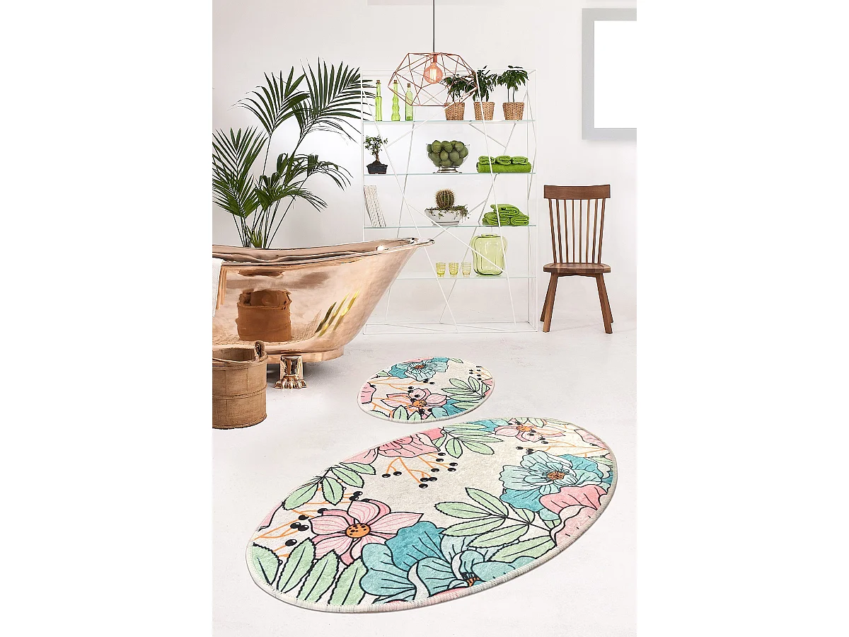 Alfombra de baño Set (2 piezas) Spring multicolor
