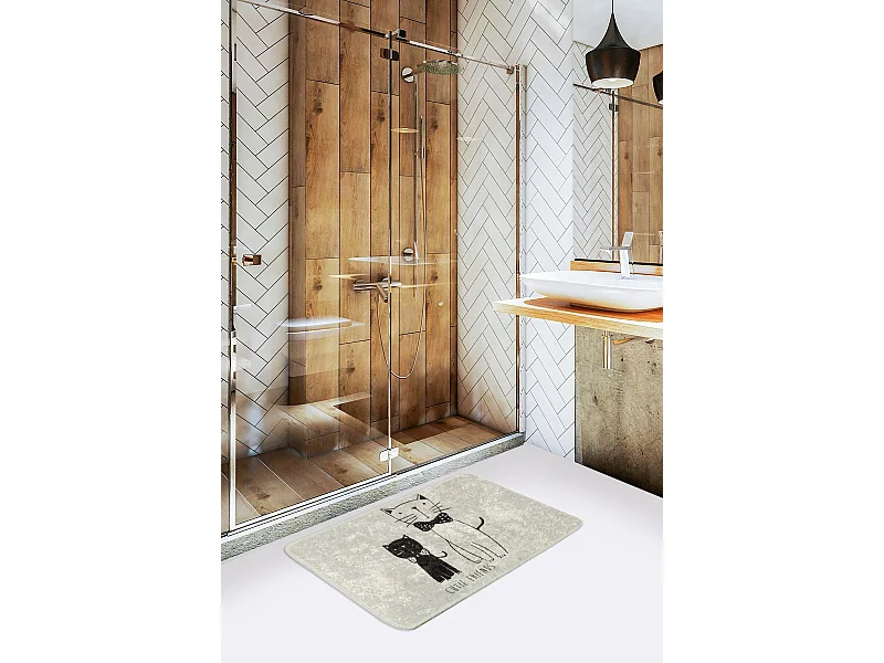 Alfombra de baño Little Cats (40 X 60) multicolor