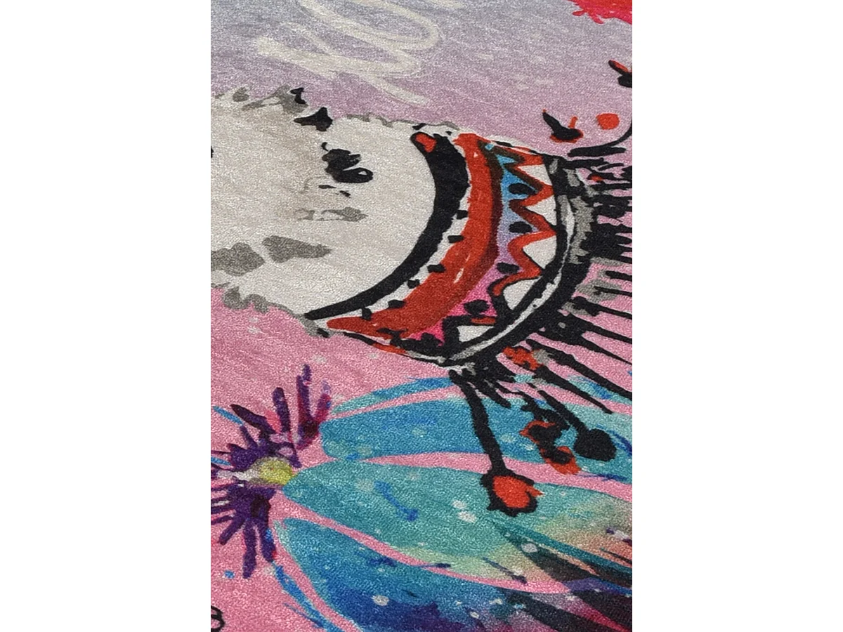 Alfombra de baño Set (2 piezas) White Lama multicolor