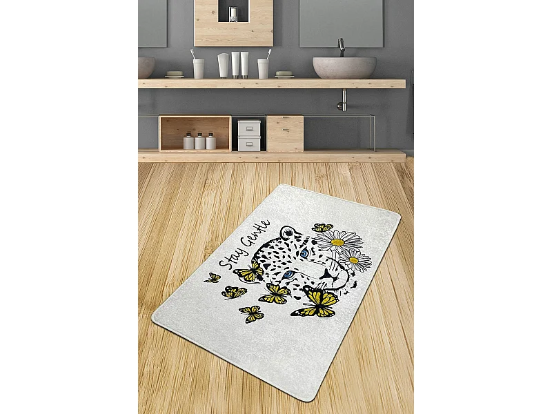 Alfombra de baño Stay Gentle Djt (80 x 100) multicolor