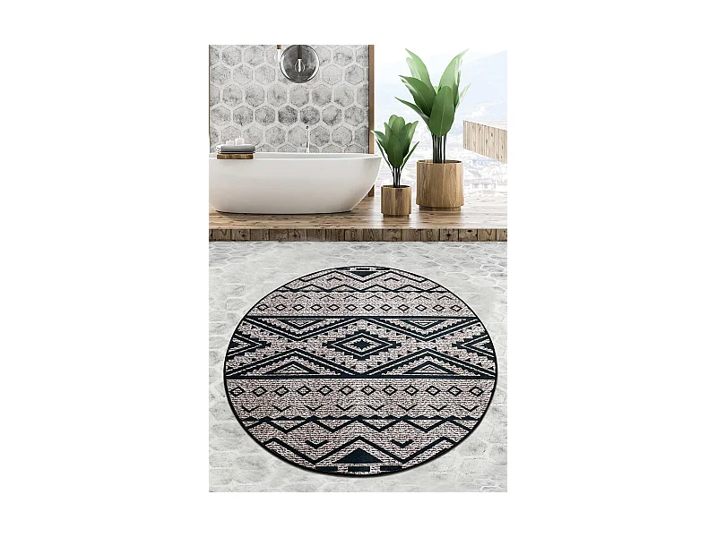 Alfombra de baño Tent Djt (200 cm) multicolor