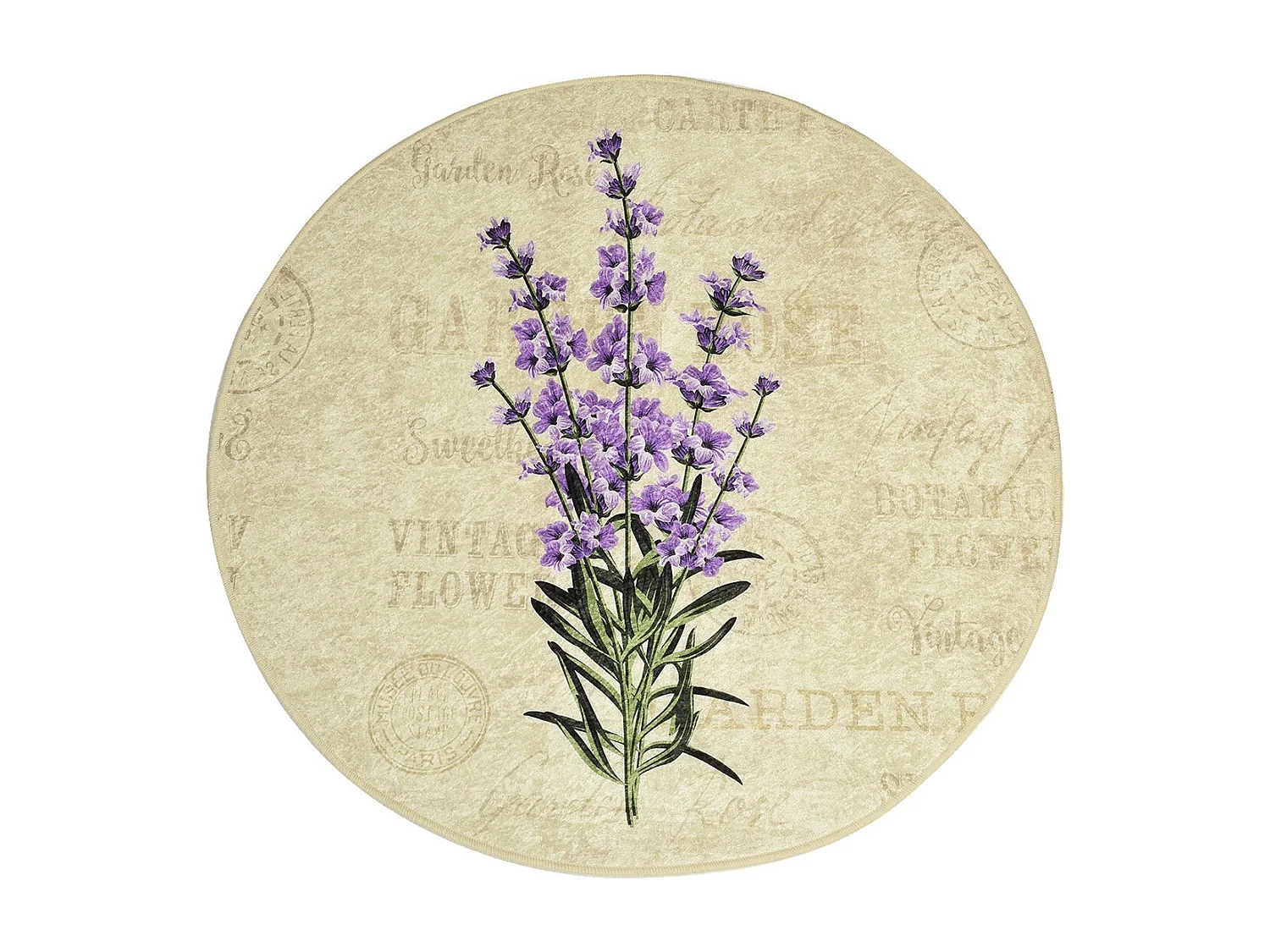 Alfombra de baño Lavender DJT multicolor