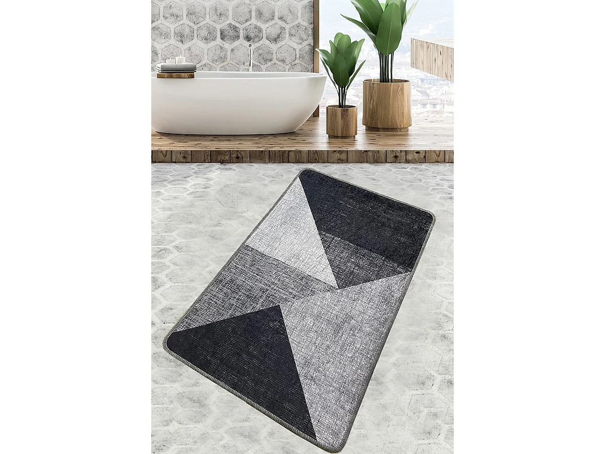 Alfombra de baño Phell v2 gris