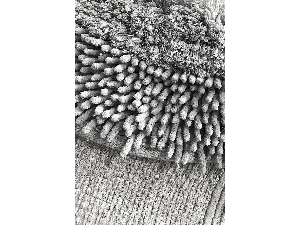 Alfombra de baño Set (2 piezas) Macoroni  gris