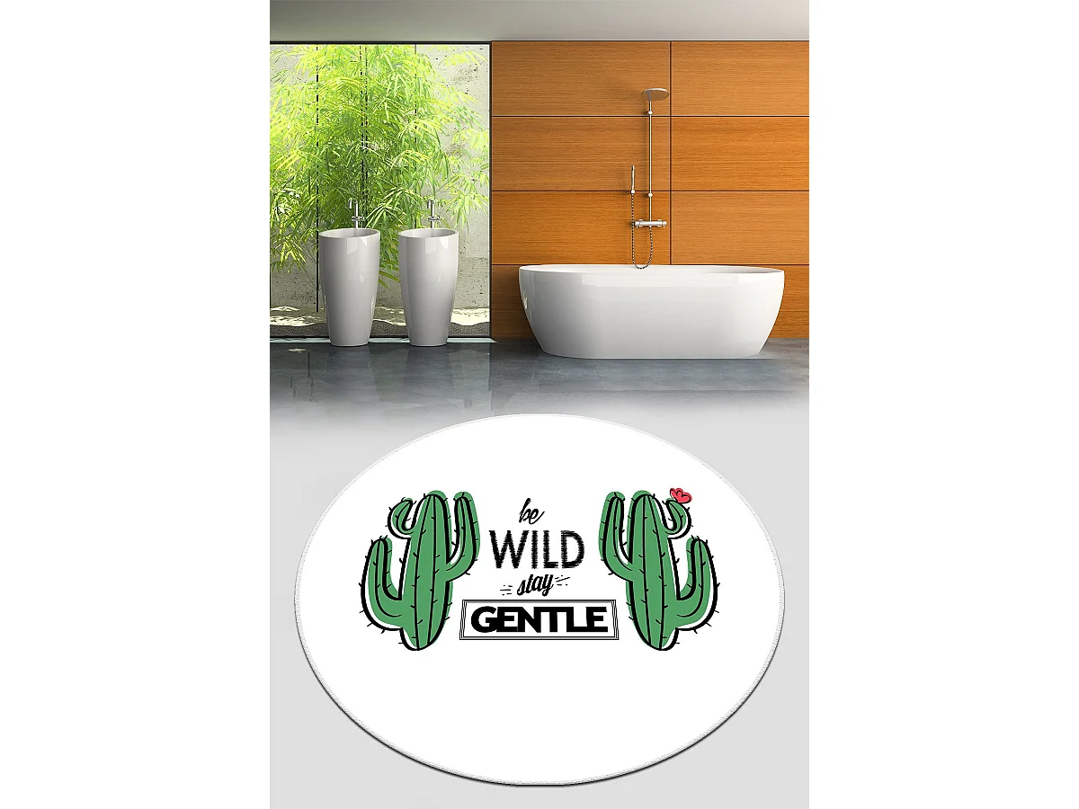 Alfombra de baño Gentle Circle Djt 120 multicolor