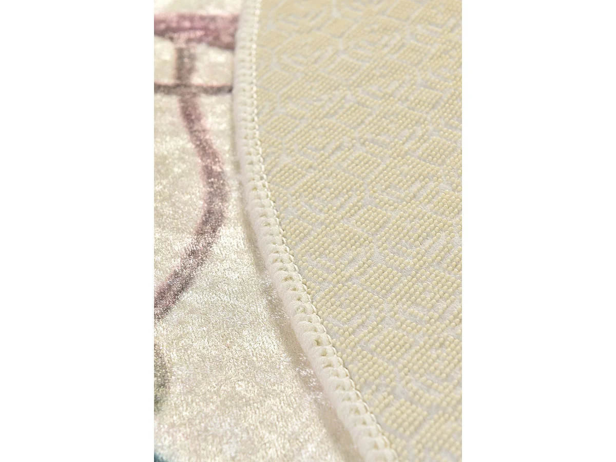 Alfombra de baño Set (2 piezas) Arya Oval multicolor