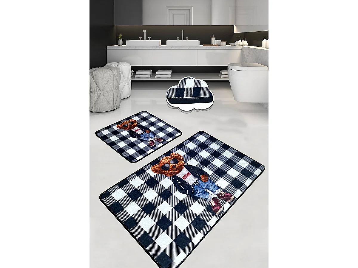 Alfombra de baño Set (2 piezas) Heat multicolor