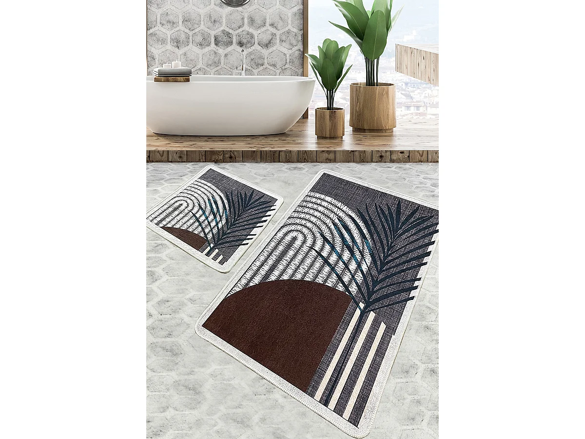 Alfombra de baño Set (2 piezas) Morillo multicolor