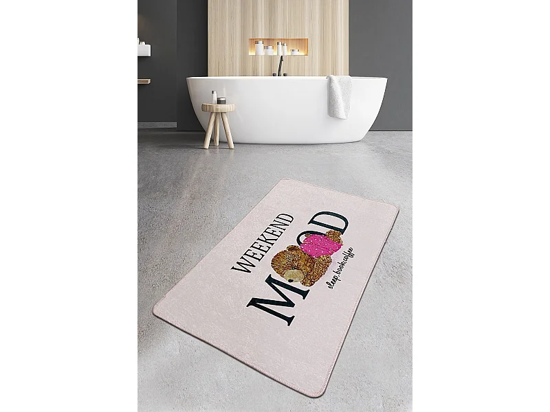 Alfombra de baño Weekend Mood Djt (70 x 120) multicolor