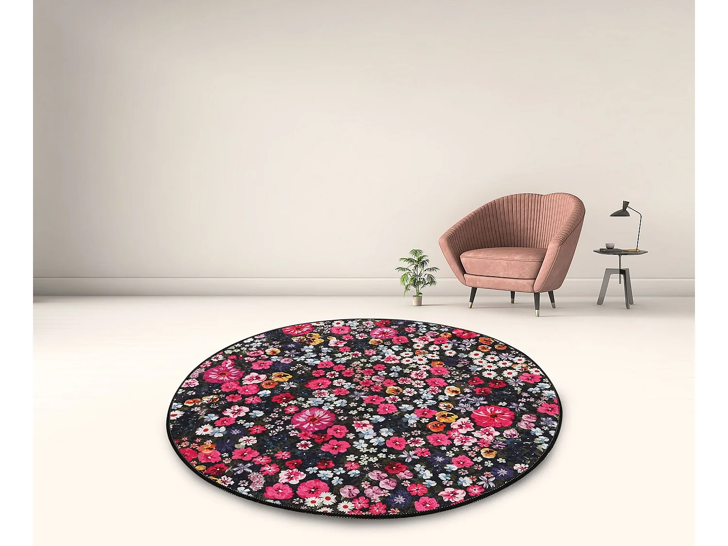 Alfombra de baño Antoryum Circle Djt 200 multicolor