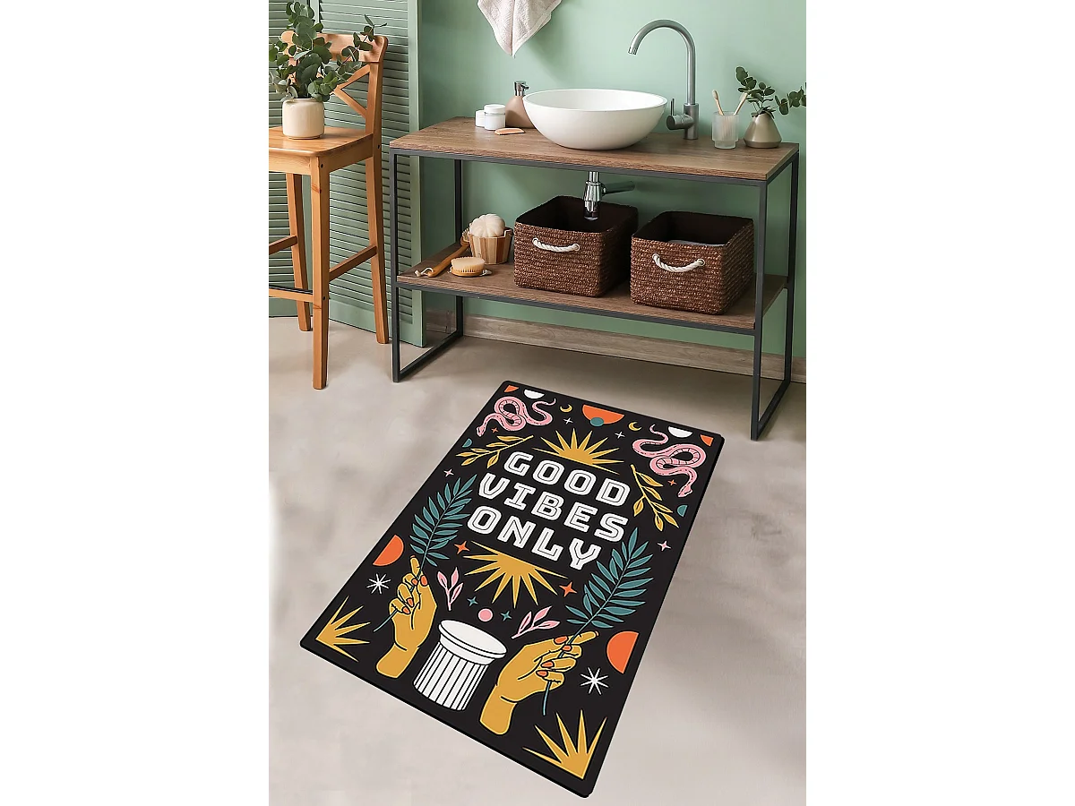 Alfombra de baño Snake Trinket multicolor