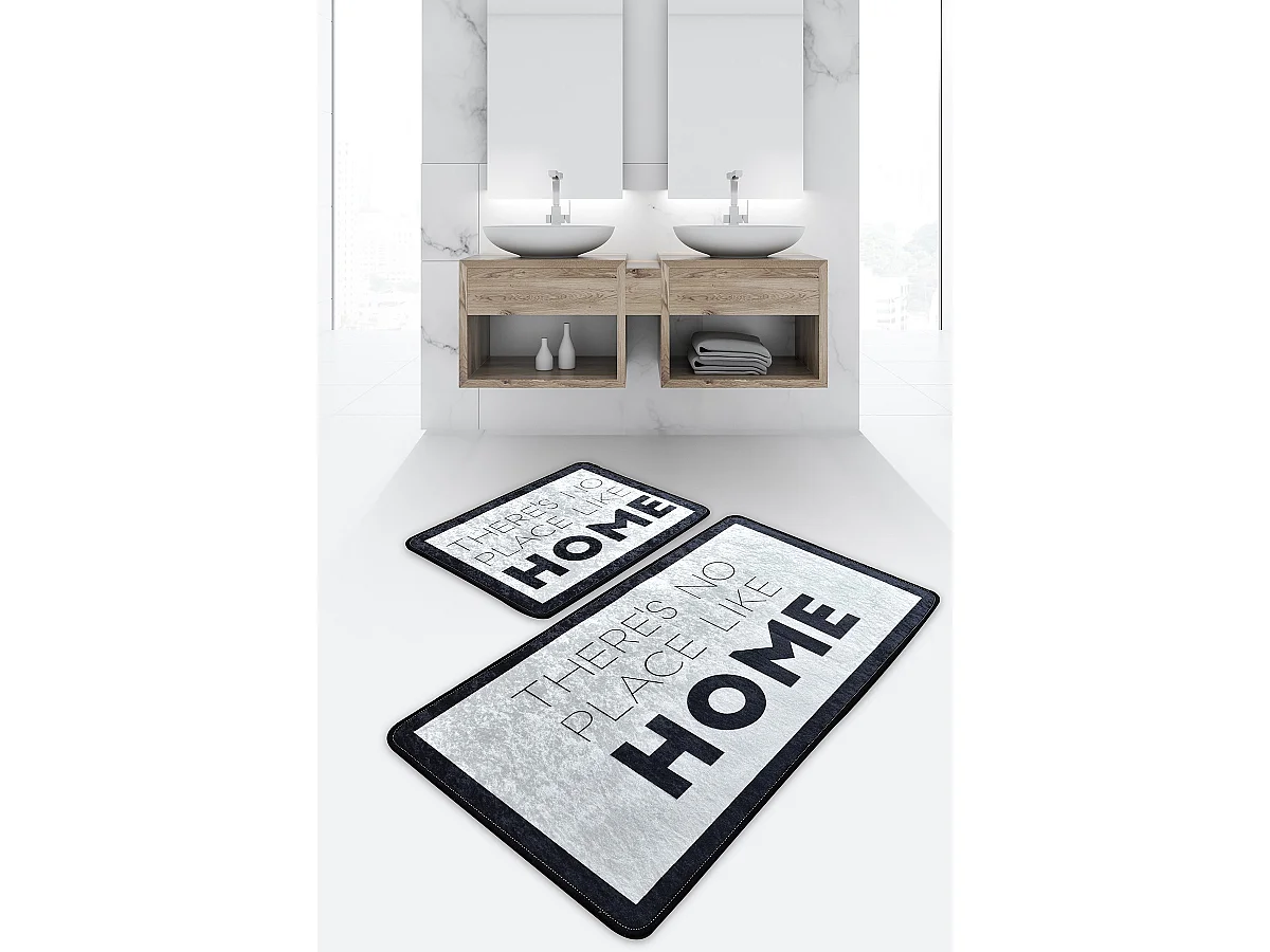Alfombra de baño Set (2 piezas) Like Home multicolor