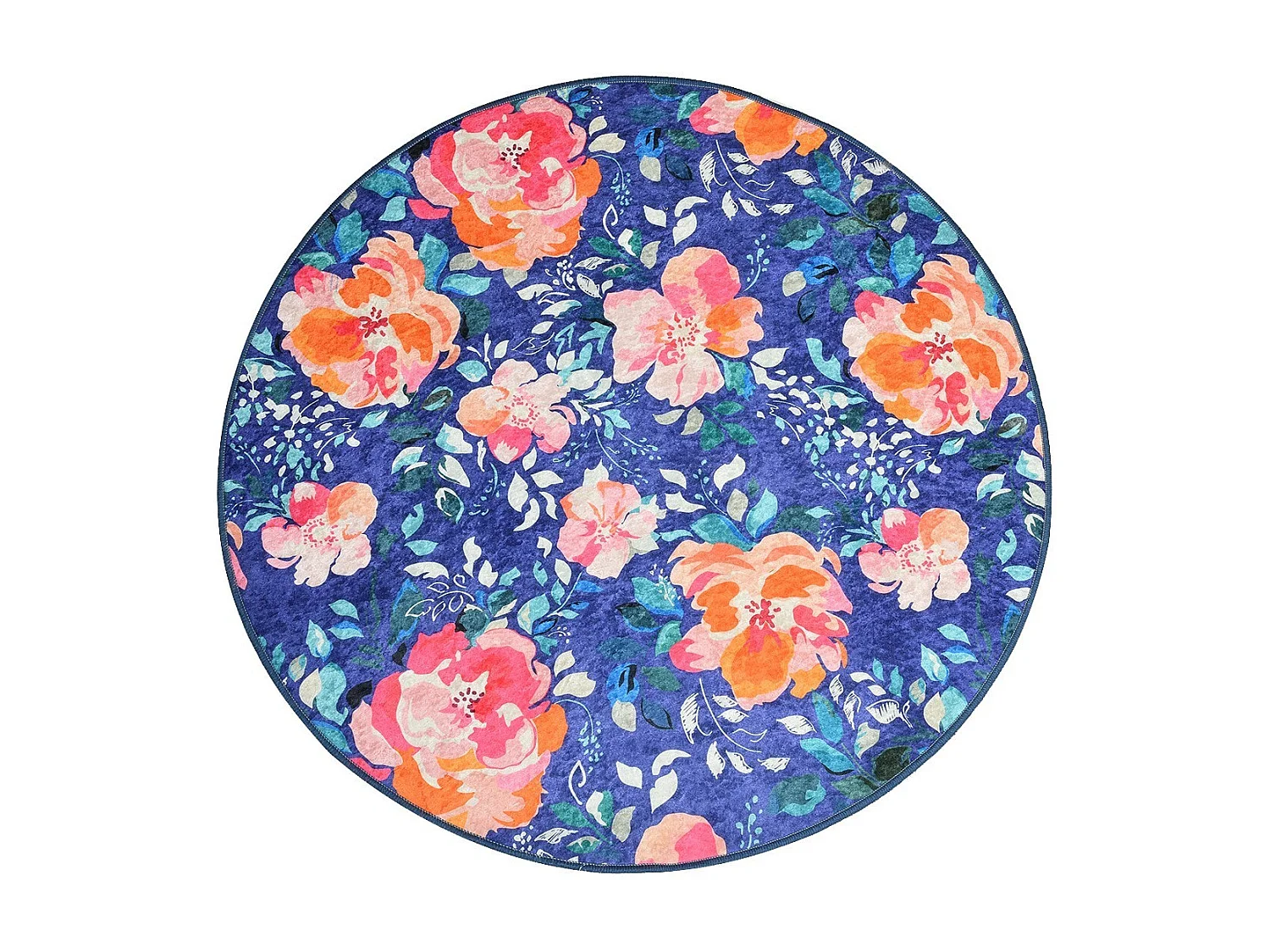 Alfombra de baño Flowers DJT multicolor