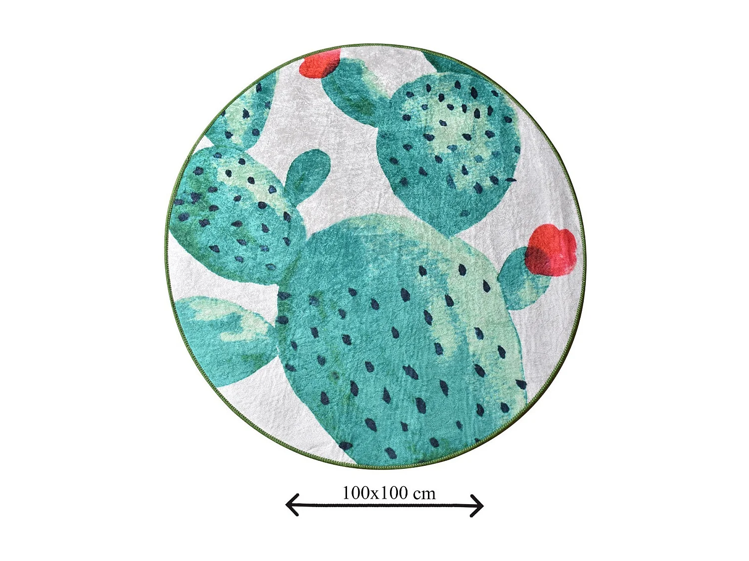 Alfombra de baño Green DJT Çap multicolor