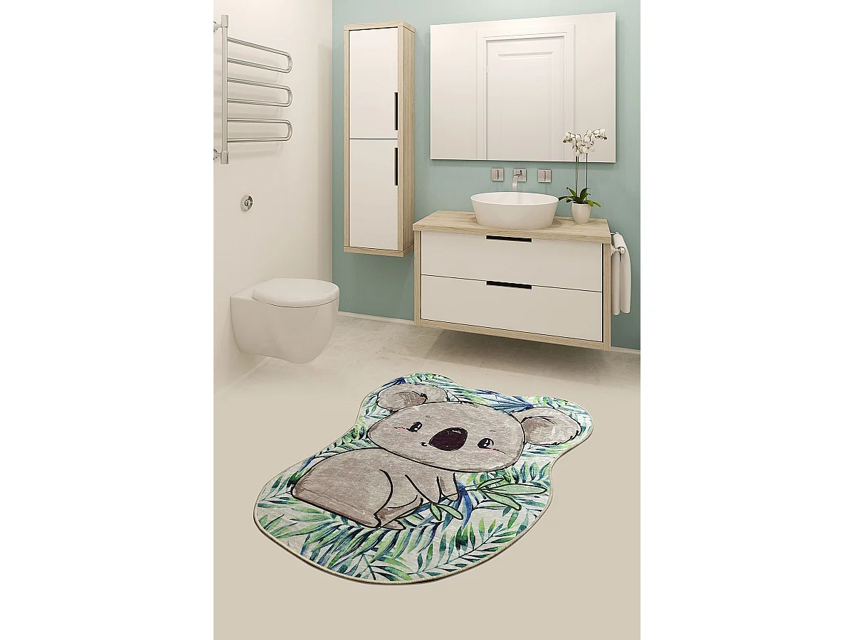 Alfombra de baño Koala Shape multicolor