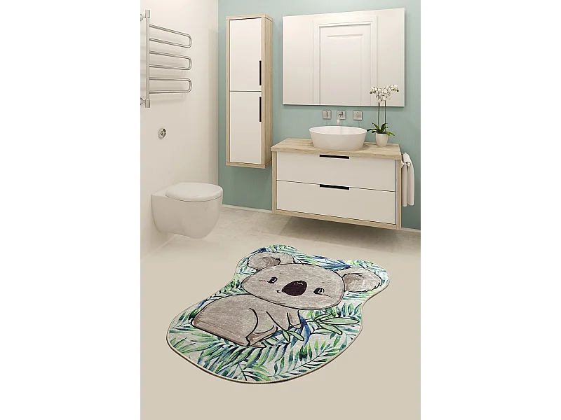Alfombra de baño Koala Shape multicolor