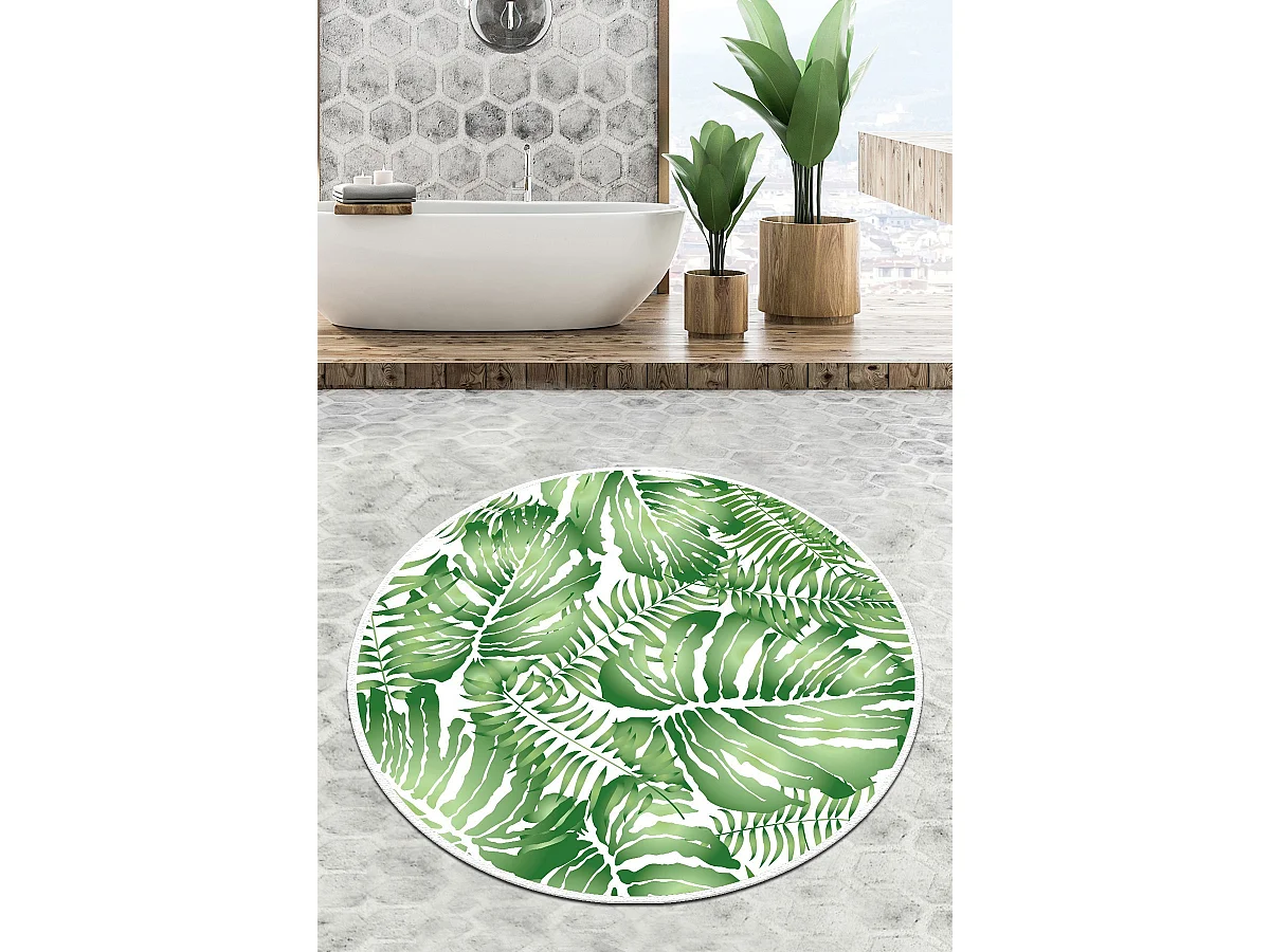 Alfombra de baño Pied Circle Djt 160 multicolor