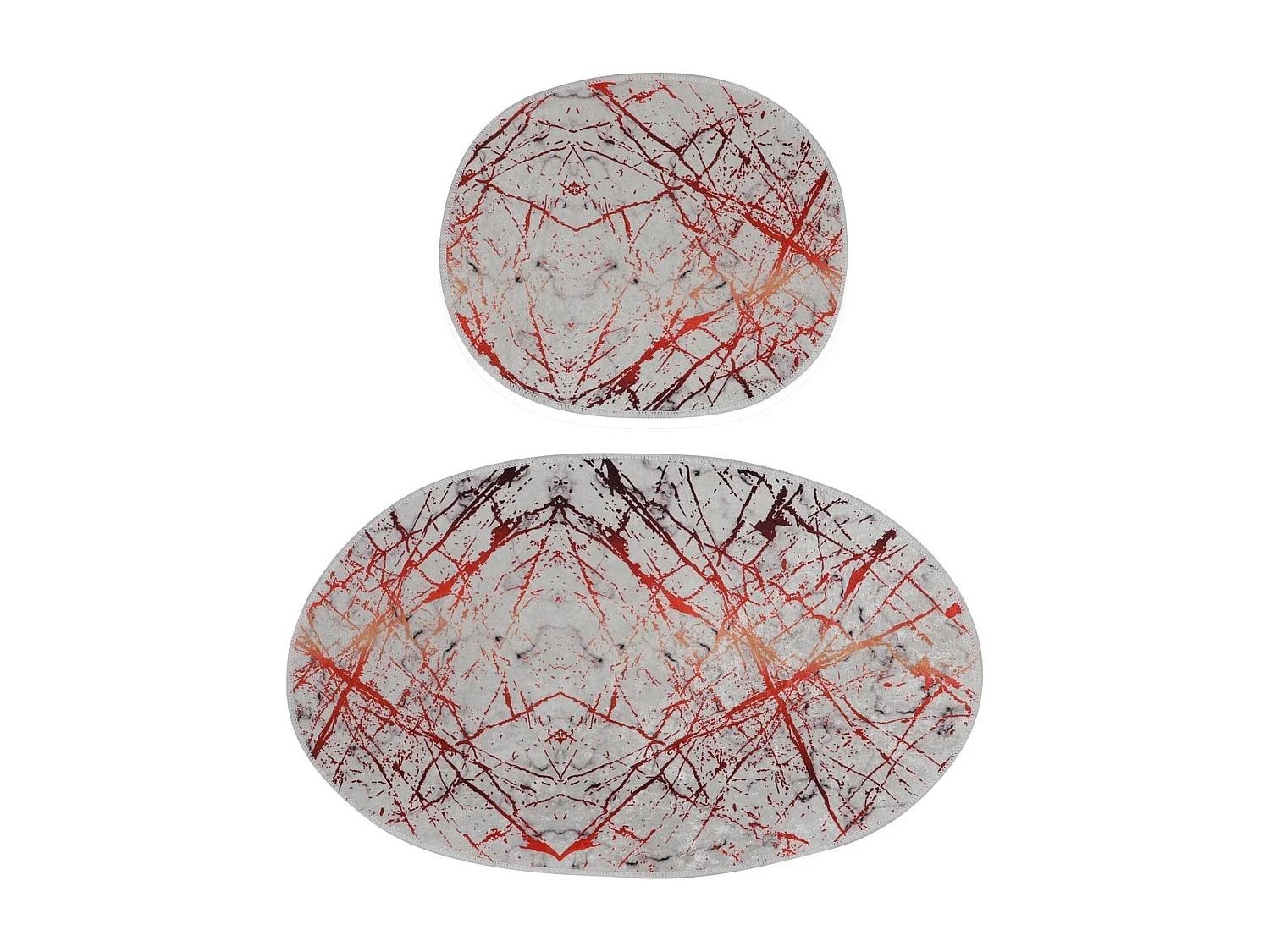 Alfombra de baño Set (2 piezas) Shine DJT multicolor