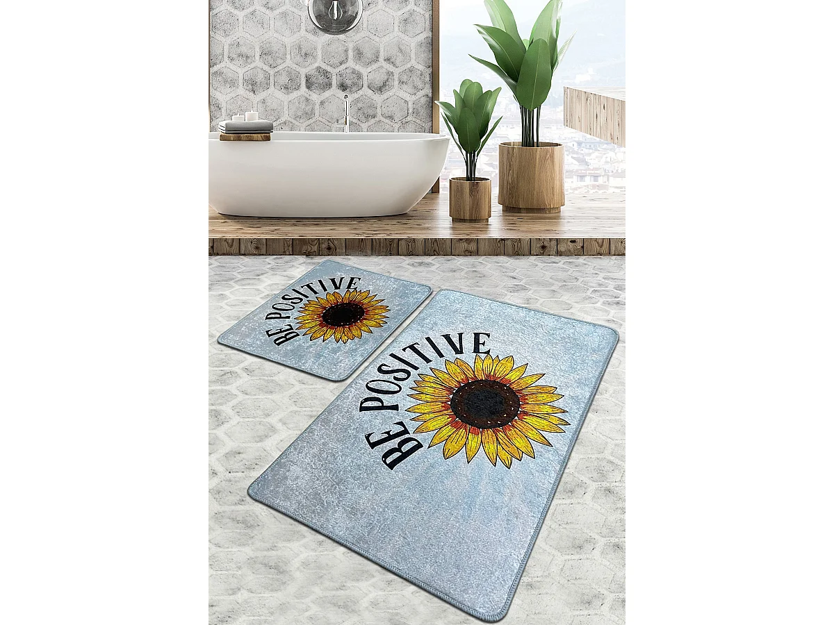 Alfombra de baño Set (2 piezas) Be Positive Djt multicolor