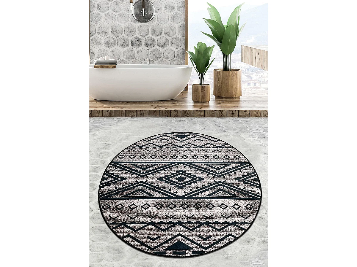 Alfombra de baño Tent Djt (80 cm) multicolor