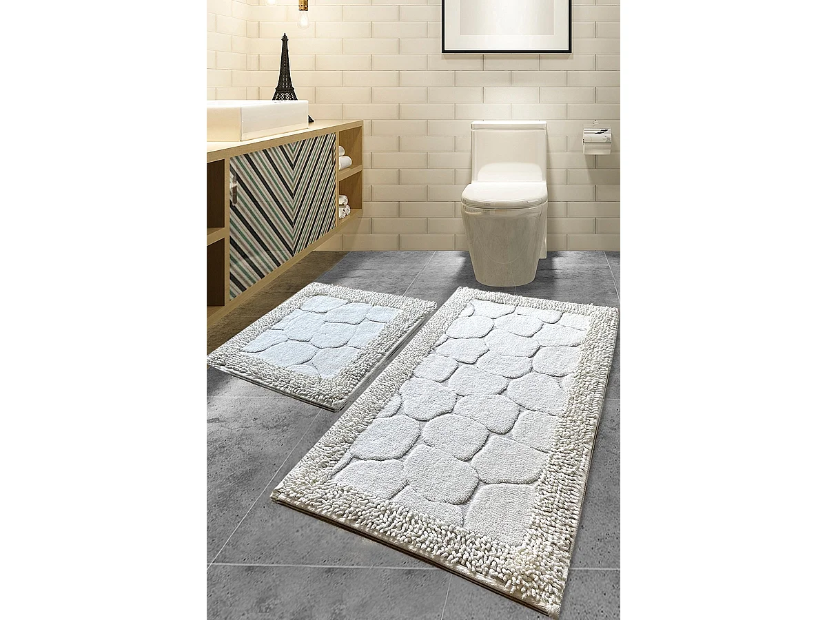 Alfombra de baño Set (2 piezas) Stone  multicolor