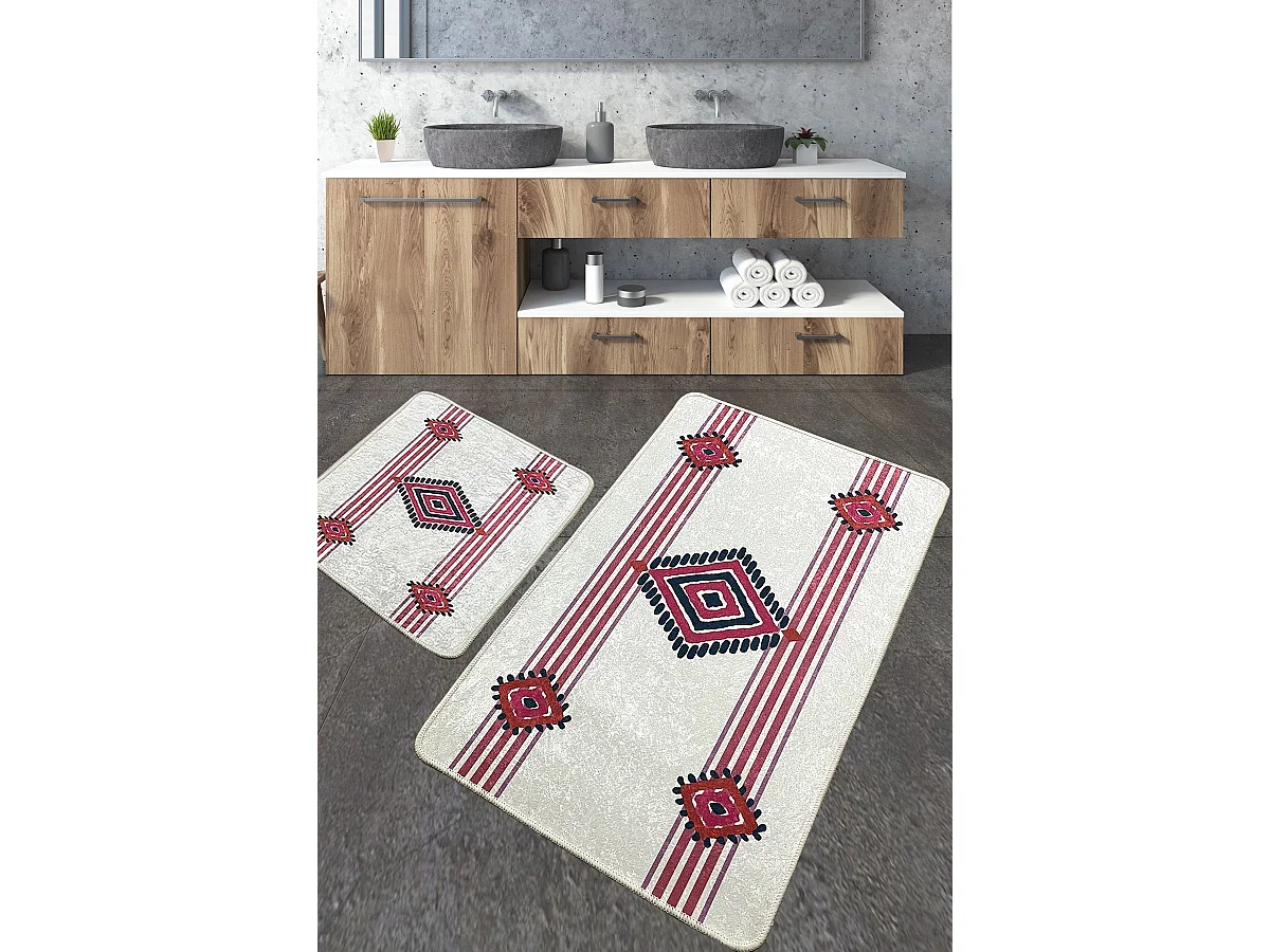 Alfombra de baño Set (2 piezas) Meore multicolor