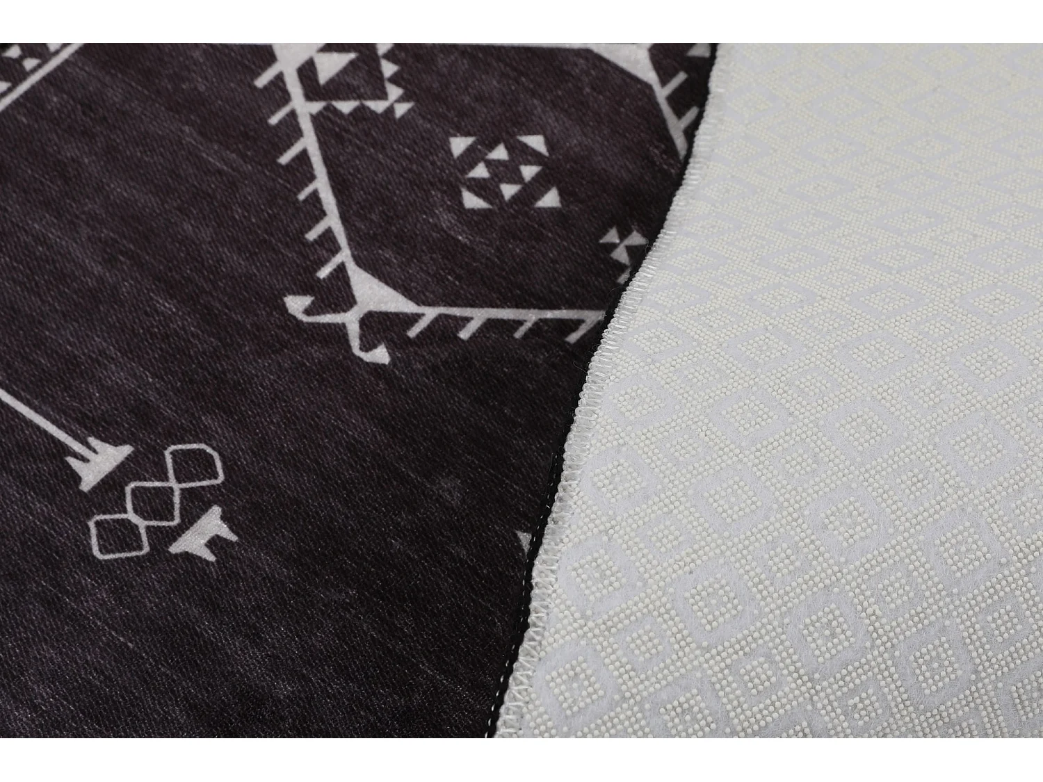 Alfombra de baño Set (3 piezas) Antiguo gris oscuro