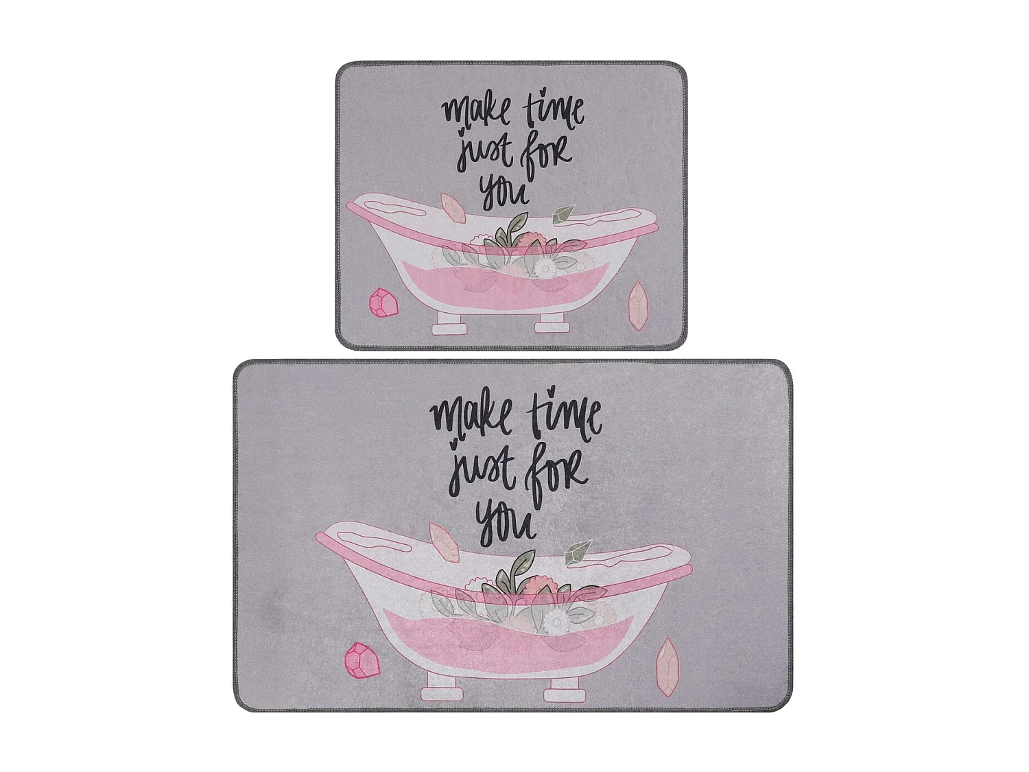 Alfombra de baño Set (2 piezas) Make Time Djt multicolor