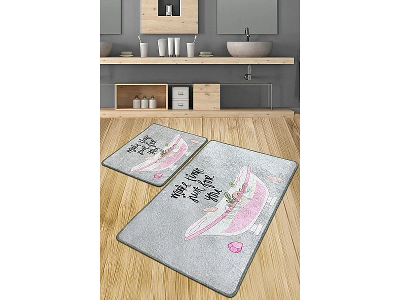 Alfombra de baño Set (2 piezas) Make Time Djt multicolor