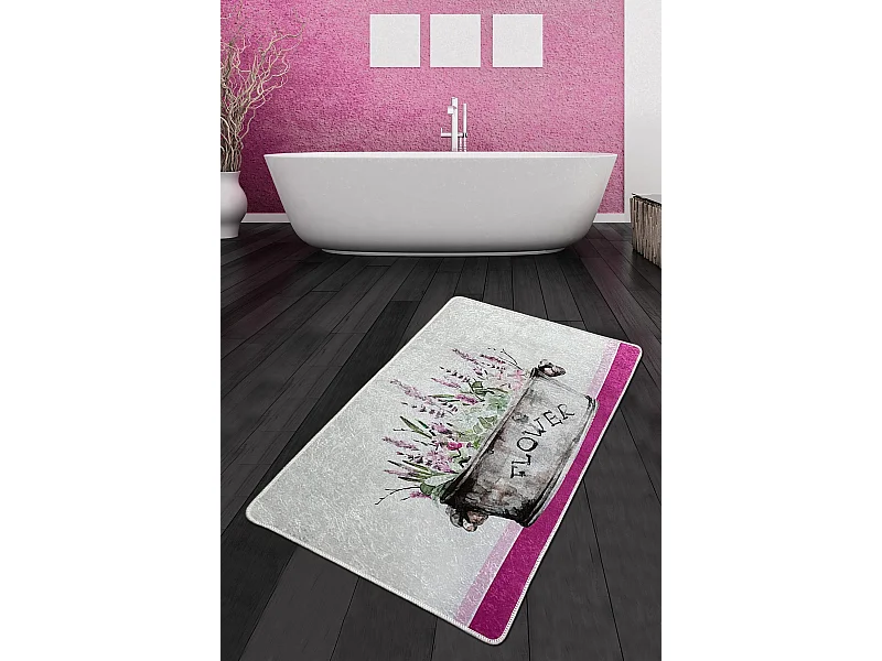 Alfombra de baño Polipra Djt (80 x 100) multicolor