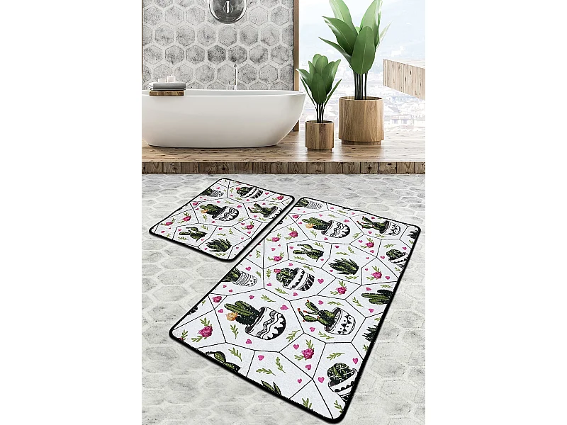 Alfombra de baño Set (2 piezas) Glauce Djt multicolor