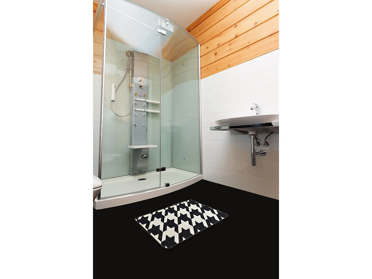 Alfombra de baño Kazayagi DJT multicolor