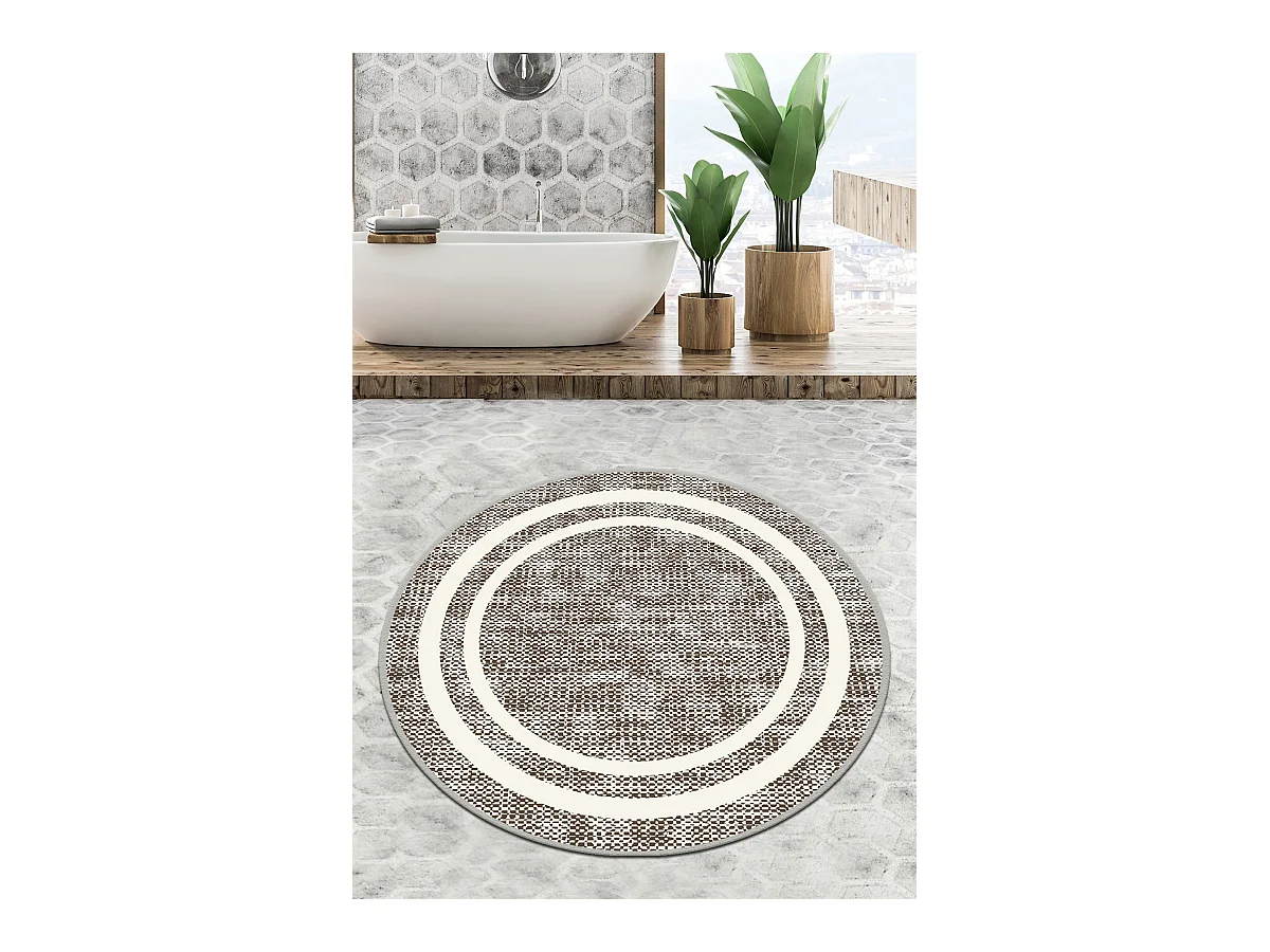 Alfombra de baño Formica Circle Djt 200 multicolor
