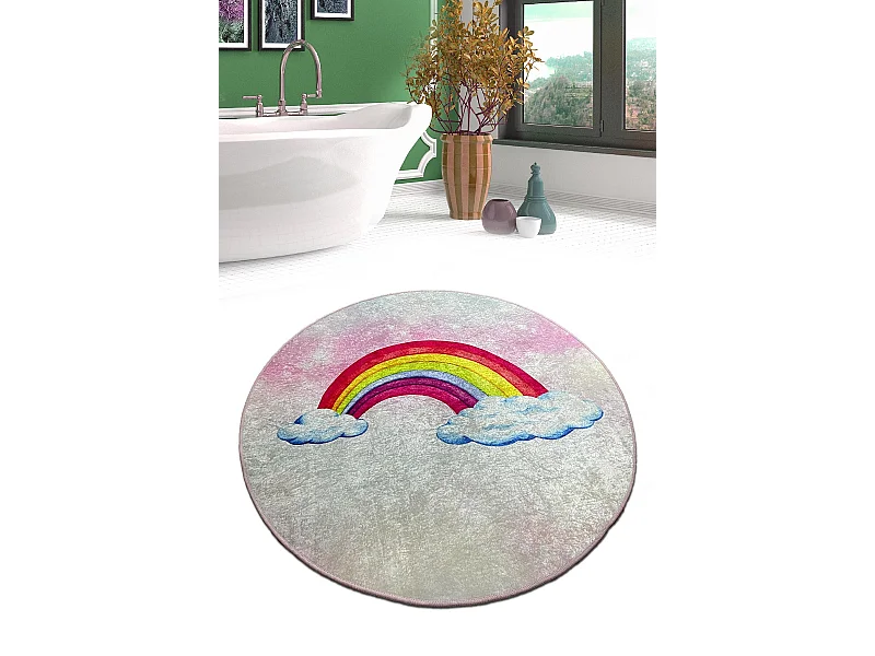 Alfombra de baño Leno Djt (140 cm) multicolor