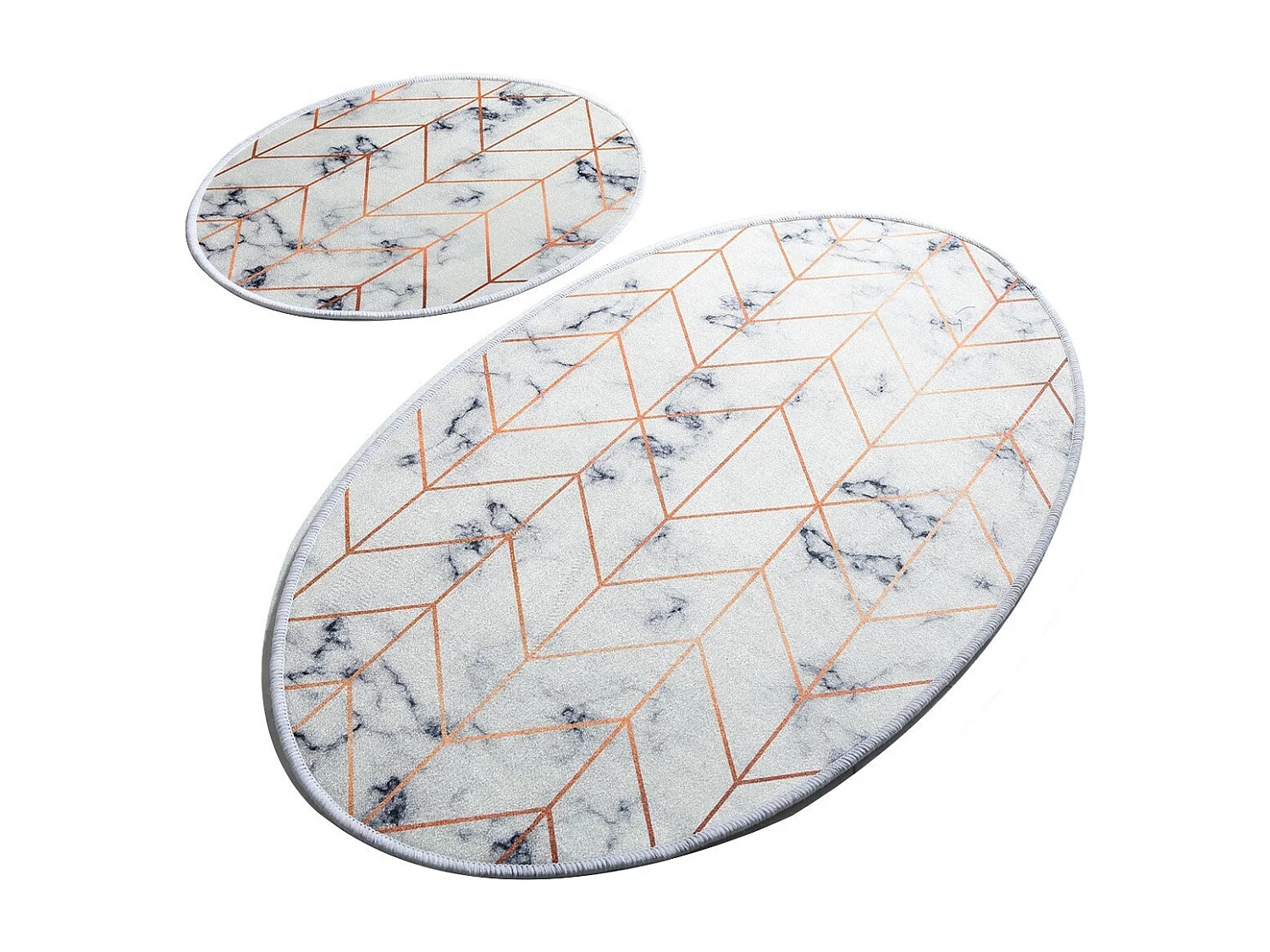 Alfombra de baño Set (2 piezas) Morea DJT multicolor